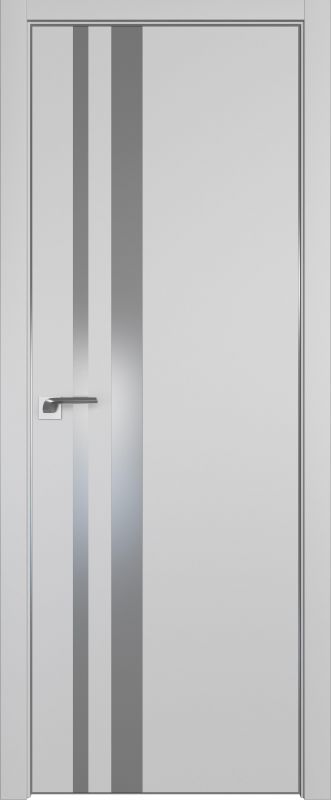 Дверь Манхэттен 16Е ст.серебро матлак 2000*800 (190) кромка 4 ст.матовая REVERSE INVISIBLE R Eclipse