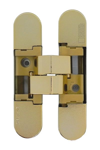 Петля Krona Koblenz 1019 26 с накладками золото глянец