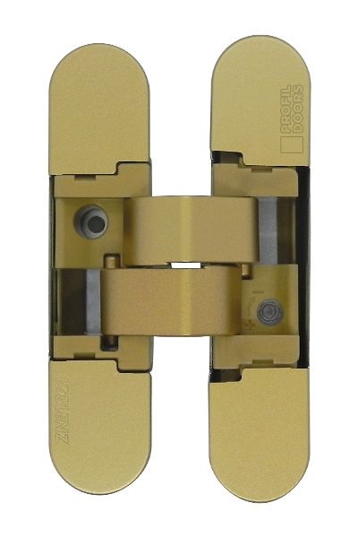 Петля Krona Koblenz 1019 26 с накладками золото матовое